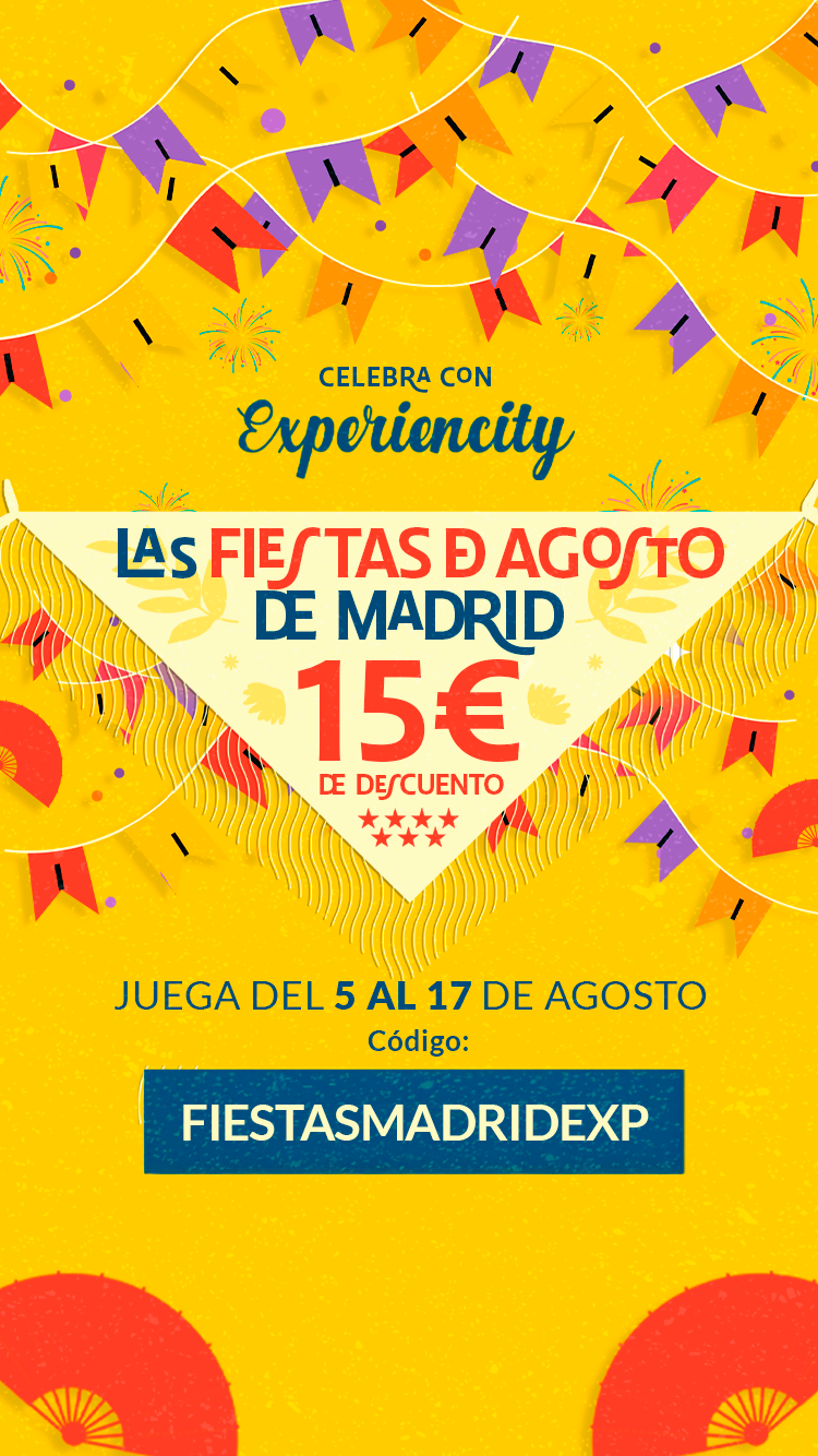 Celebra las fiestas de Madrid con Experiencity - 15€ de descuento