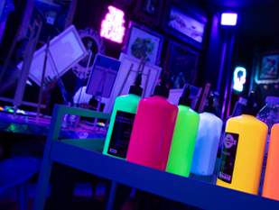 Pintura fluorescente kids en Valencia